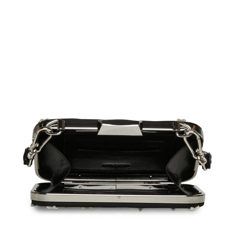 STEVE MADDEN BLACK MULTICOLOR Steve madden nour women's black/silver clutch for Women | Best Price UAE
